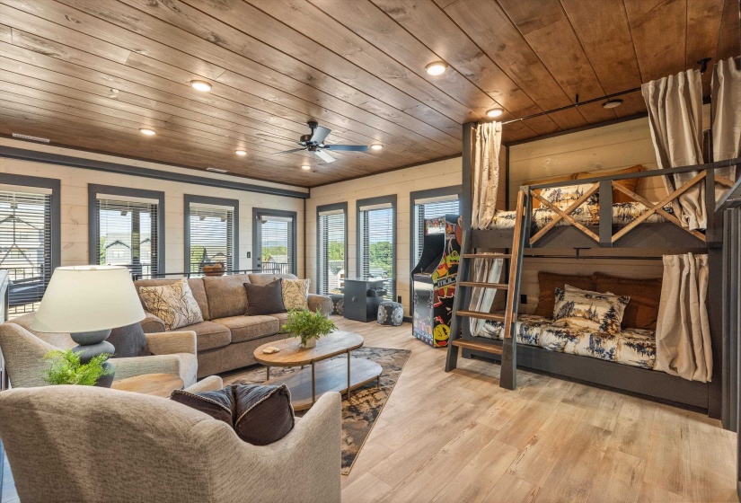 Interior of similar cabin in community.  Interior finishes and furnishings will vary from cabin to cabin.