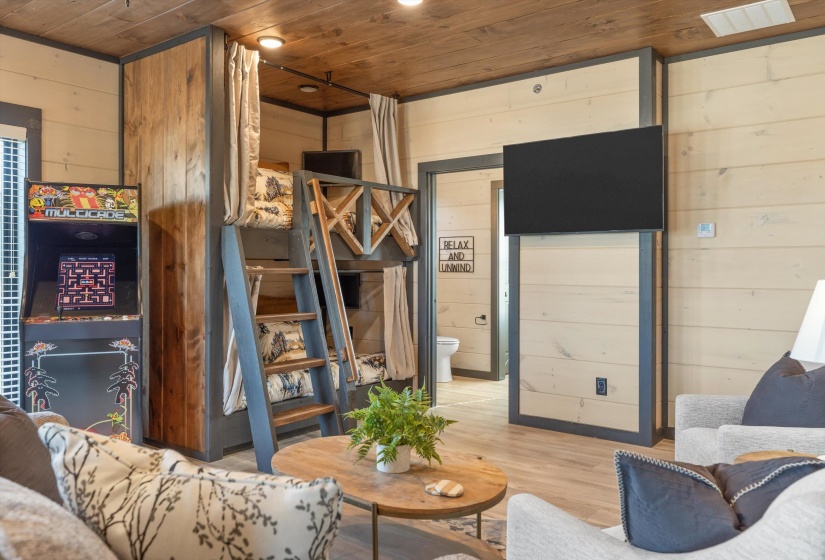 Interior of similar cabin in community.  Interior finishes and furnishings will vary from cabin to cabin.
