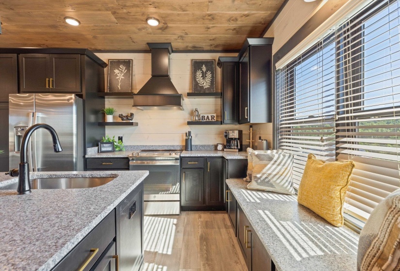 Interior of similar cabin in community.  Interior finishes and furnishings will vary from cabin to cabin.