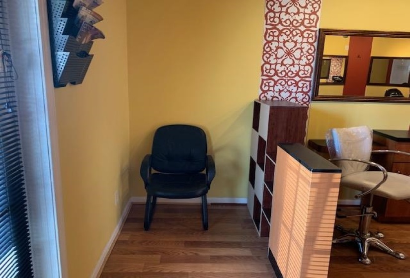 Sitting Area featuring hardwood / wood-style floors