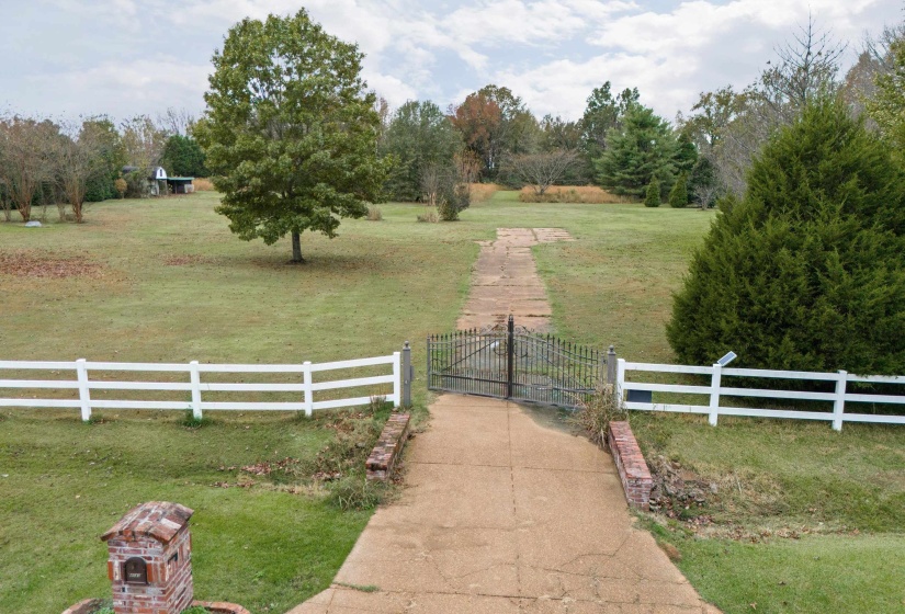 View of yard featuring a rural view