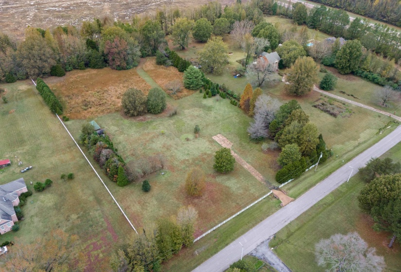 Drone / aerial view with a rural view
