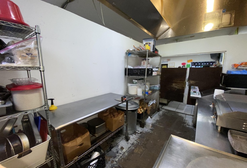 View of storage area