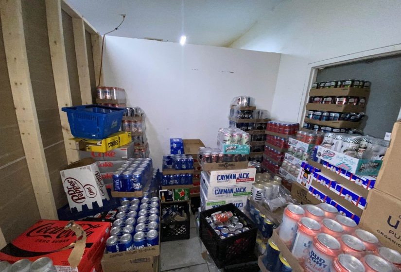 View of storage room