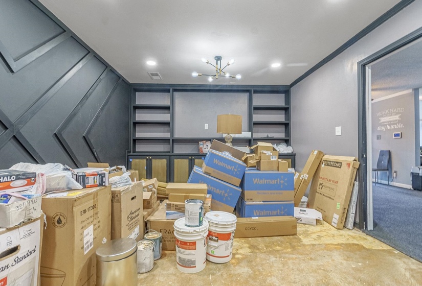 View of storage area