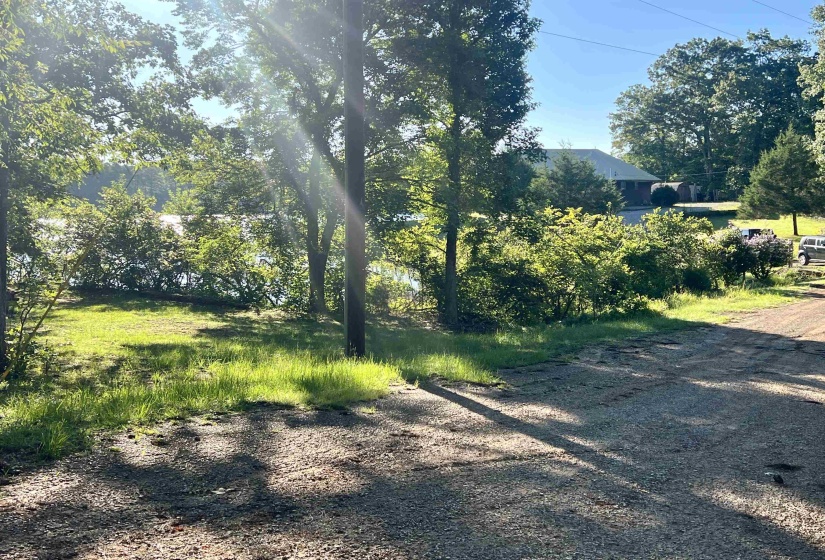 Looking across the street from the property.