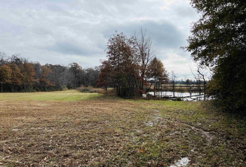 View of yard featuring a water view