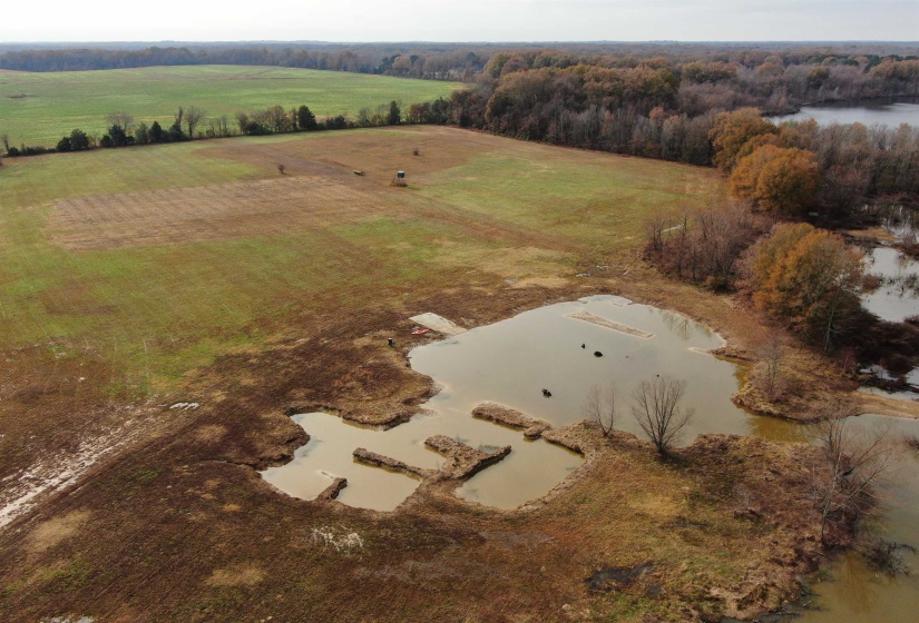 Drone / aerial view with a rural view and a water view