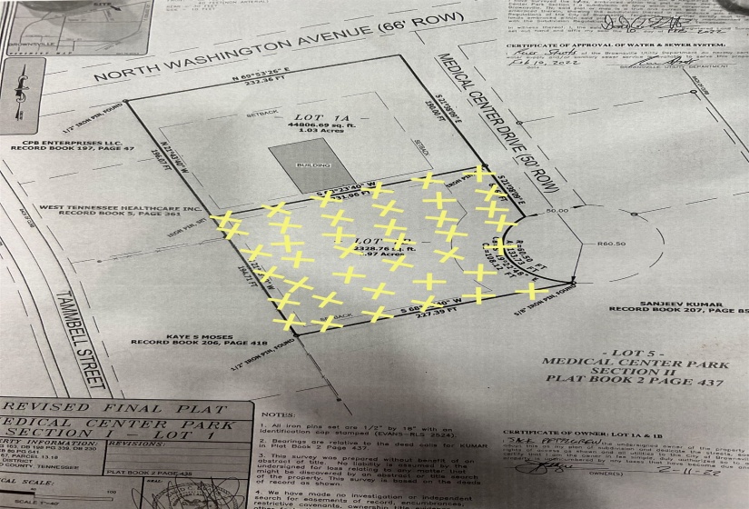 0 MEDICAL CENTER DR, Brownsville, Tennessee 38012, ,Land,For Sale,MEDICAL CENTER,10187732
