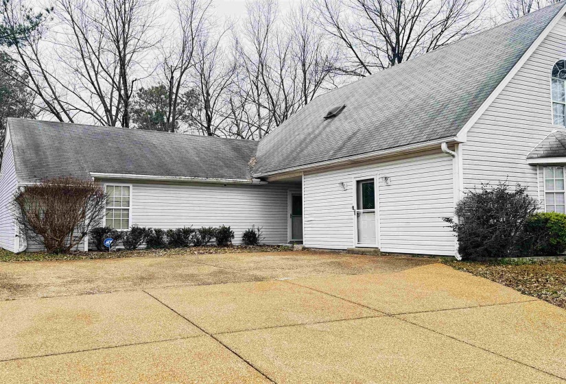 View of back of property