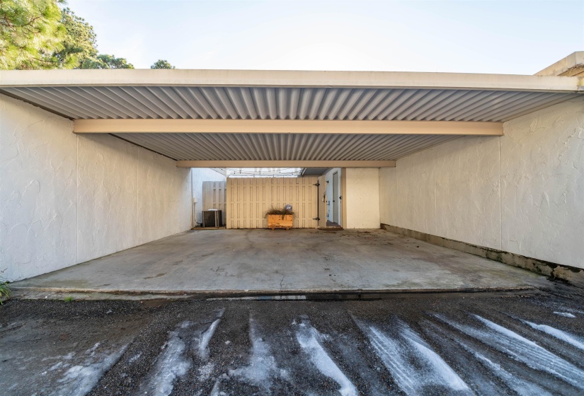 View of vehicle parking