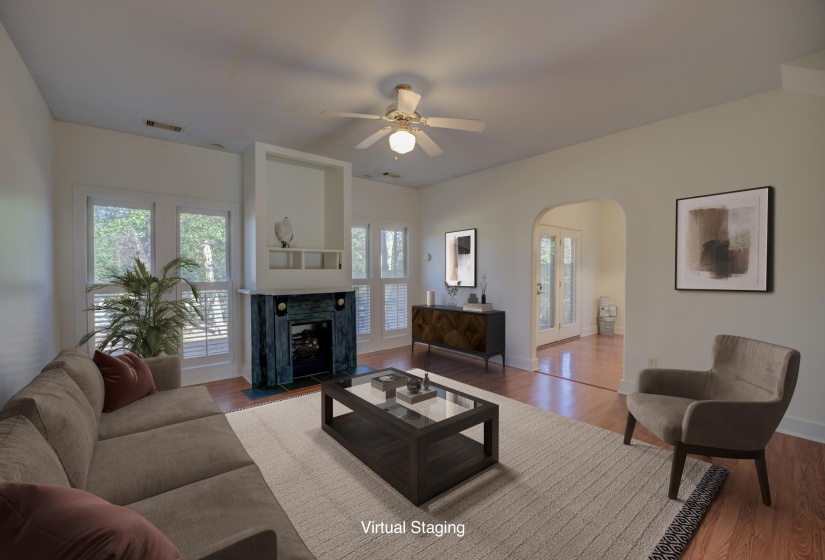 Virtual Staged Great Room