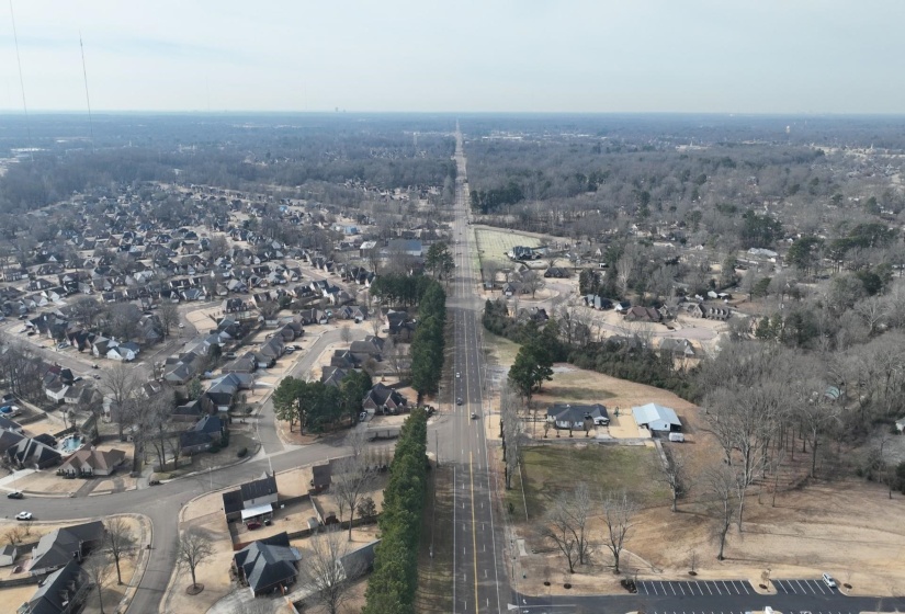 Drone / aerial view