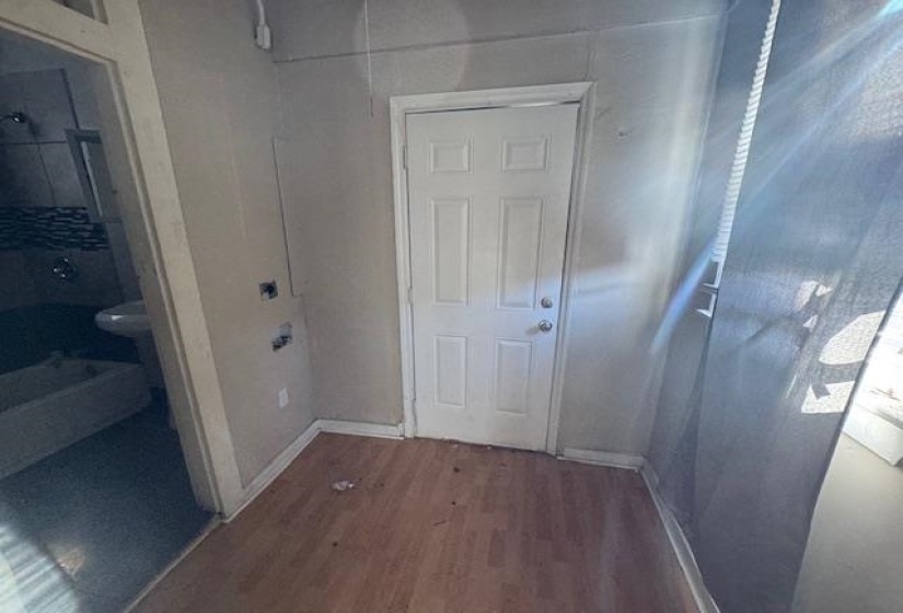 Hall featuring hardwood / wood-style floors