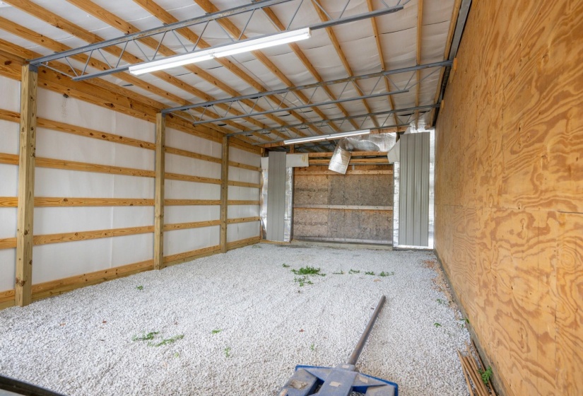 The flexible area could be finished out or removed for more parking 20x100 space