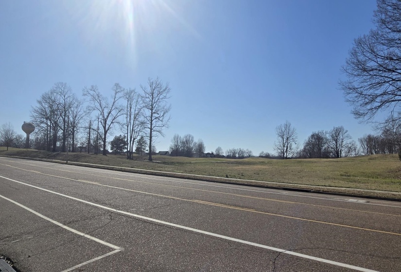 View of street with curbs