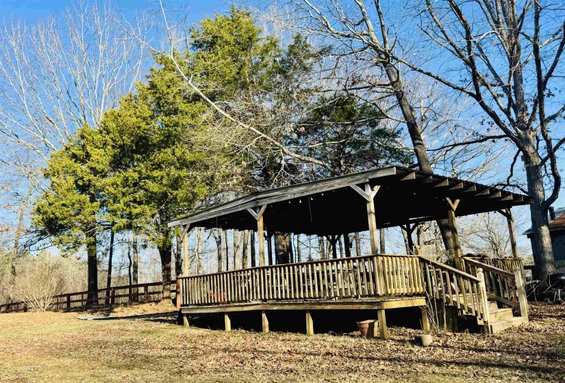 Exterior space featuring a gazebo