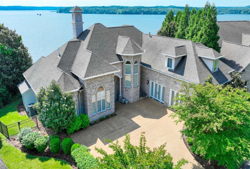 View of subject property featuring a nearby body of water