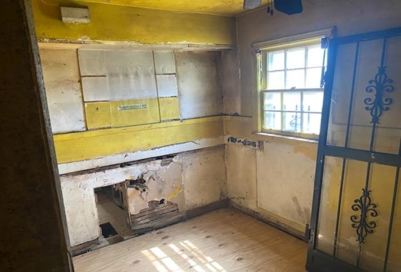 Kitchen with wood finished floors