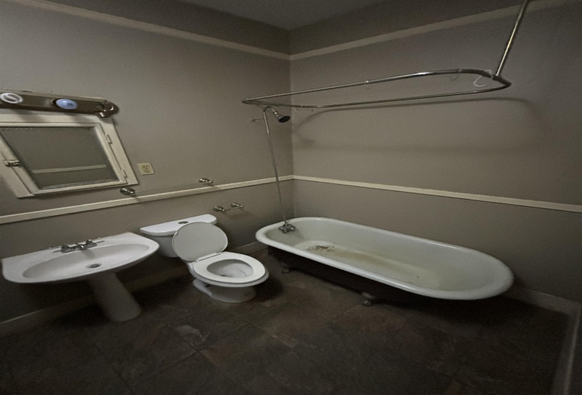 Bathroom featuring toilet and a sink