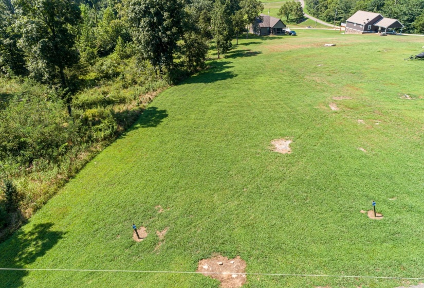 Drone / aerial view with a rural view