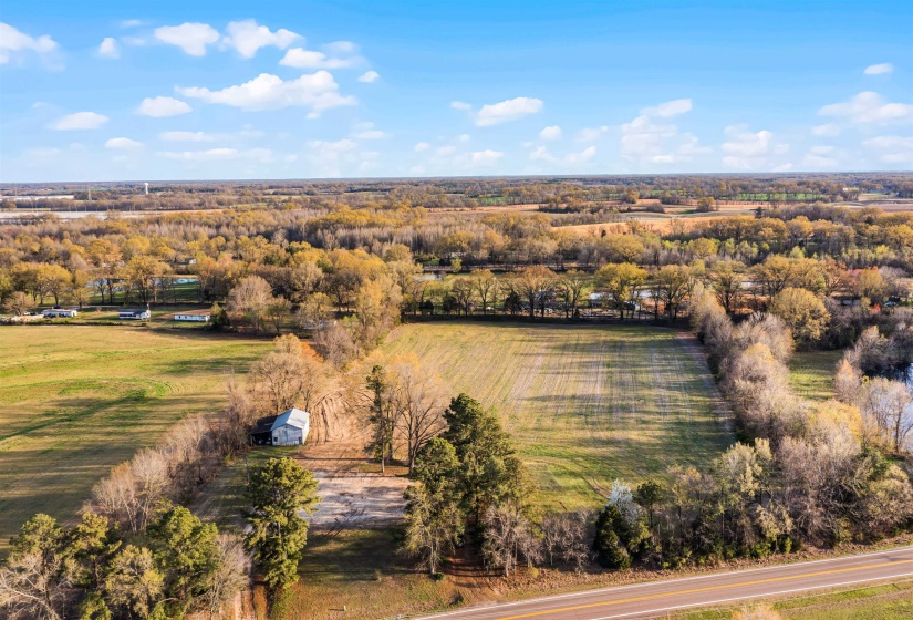 Drone / aerial view featuring a rural view