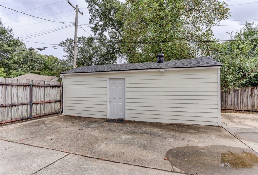 View of outdoor structure