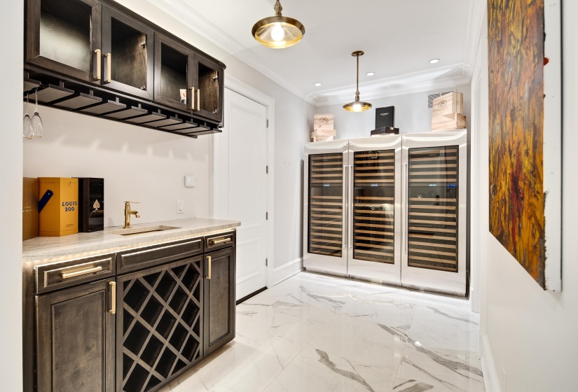 Temp controlled wine closets convey
