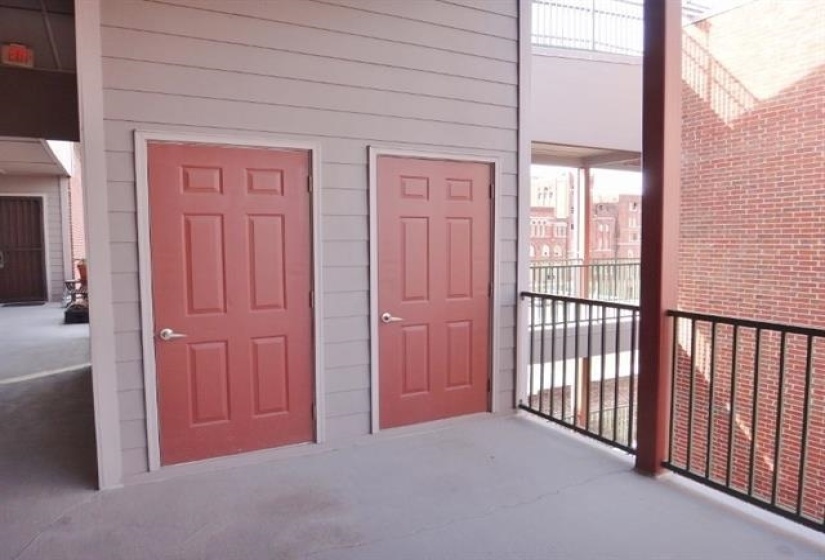 View of exterior entry