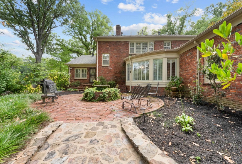 Rear view of house with a patio