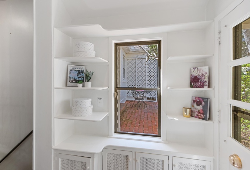 Look at all this Character in a Hallway, Extra Storage Utility Closet, Stairs lead to Basement