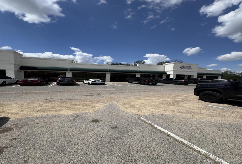 View of uncovered parking lot