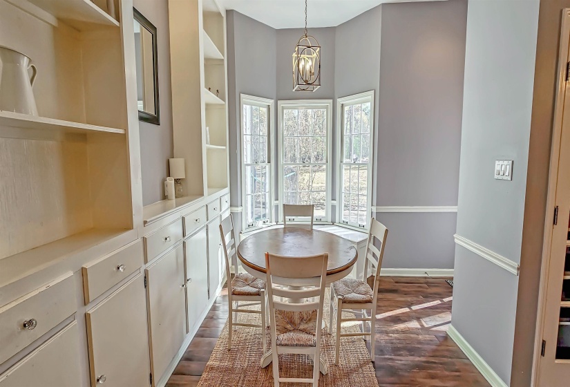 Convenient side entrance