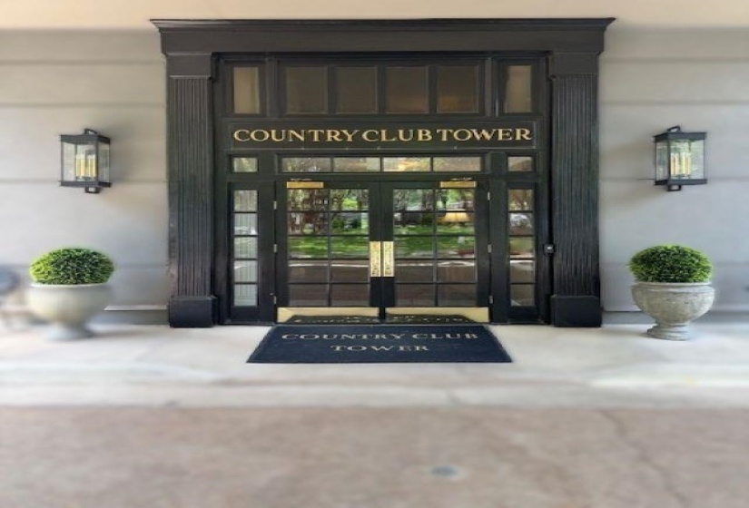 View of exterior entry featuring french doors
