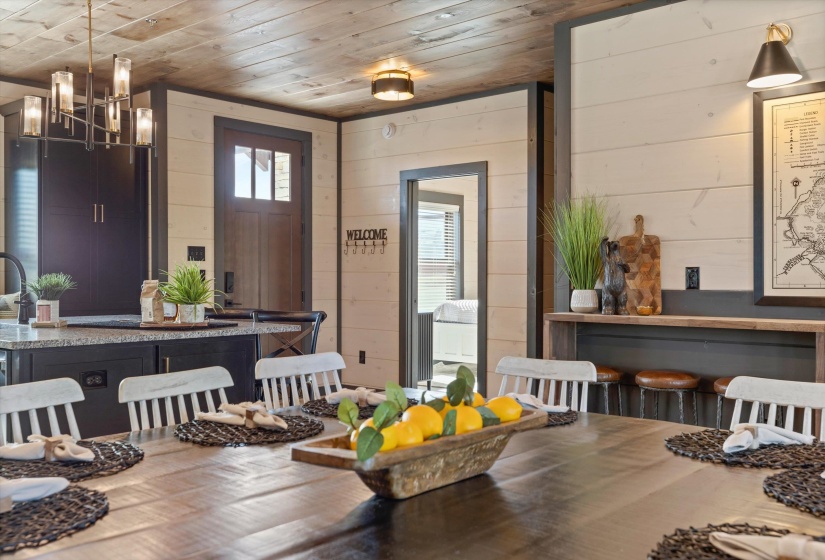 Interior of similar cabin in community.  Interior finishes and furnishings will vary from cabin to cabin .