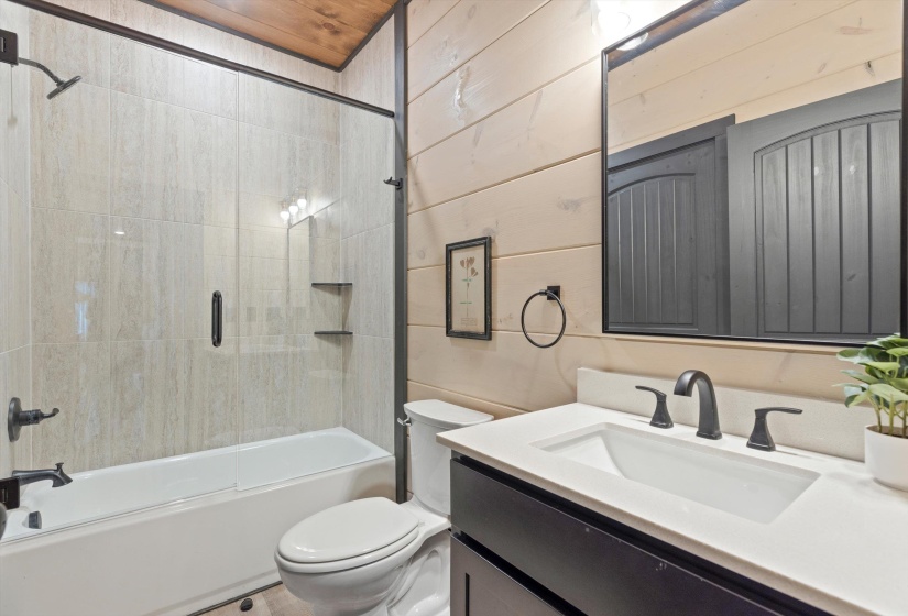 Interior of similar cabin in community.  Interior finishes and furnishings will vary from cabin to cabin .