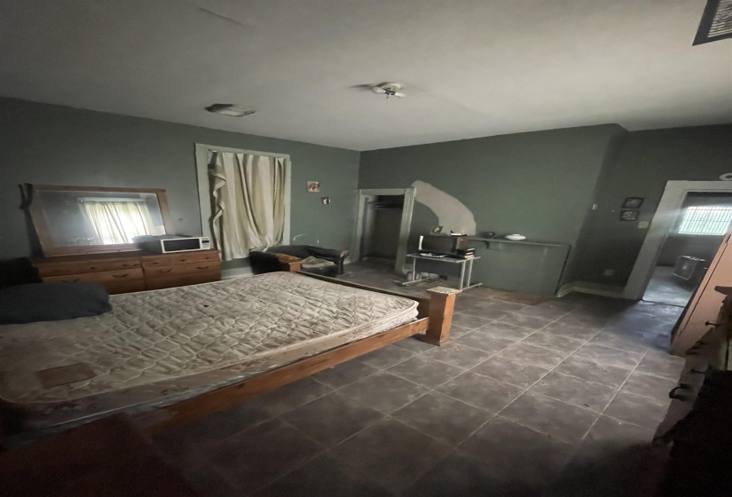 View of tiled bedroom