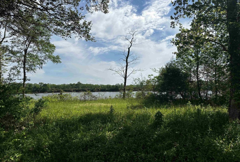 View of landscape featuring a water view
