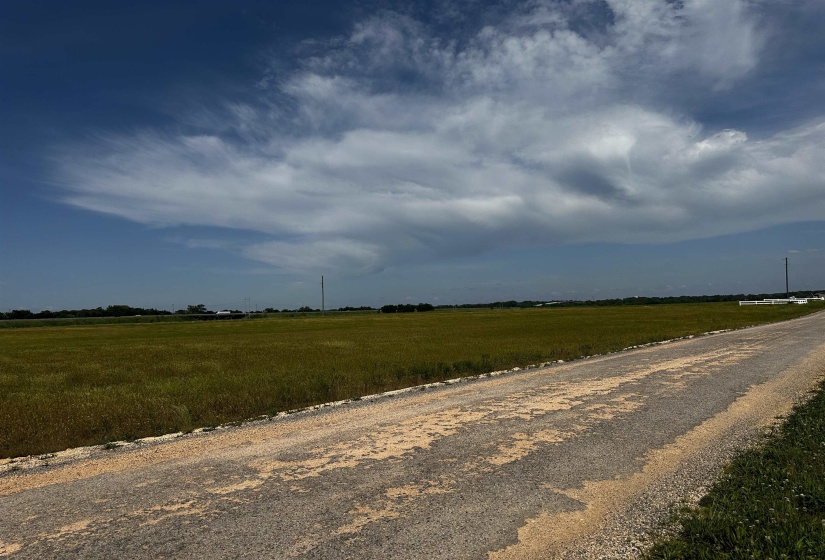 View of road with a rural view