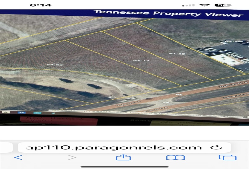 Aerial view of property's location