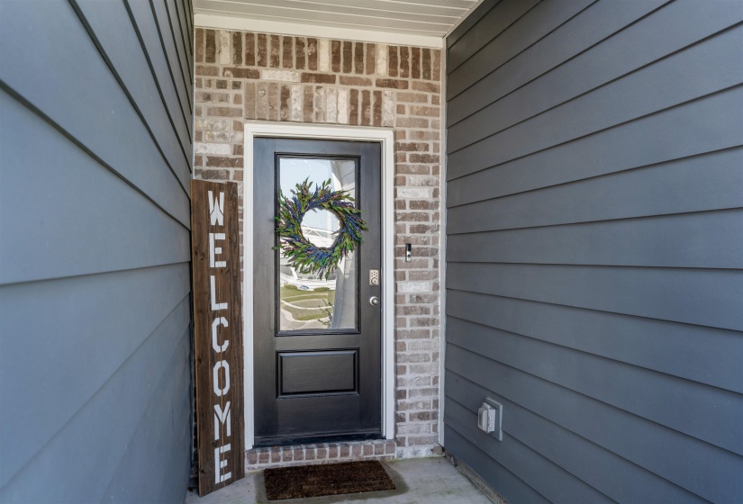 View of exterior entry