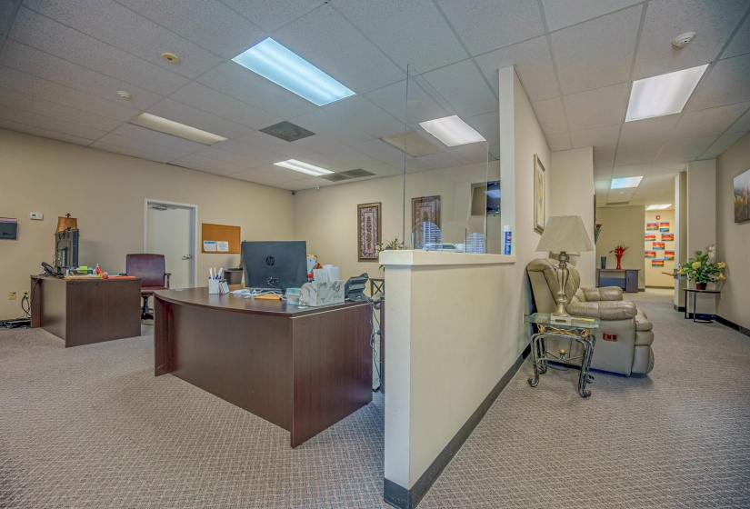View of welcome area