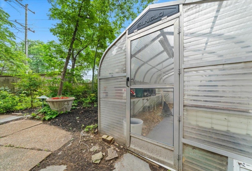 View of greenhouse