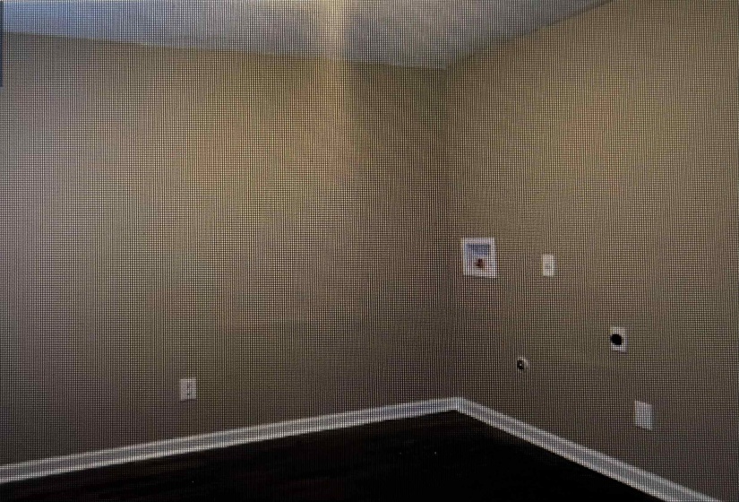 Laundry area with electric dryer hookup