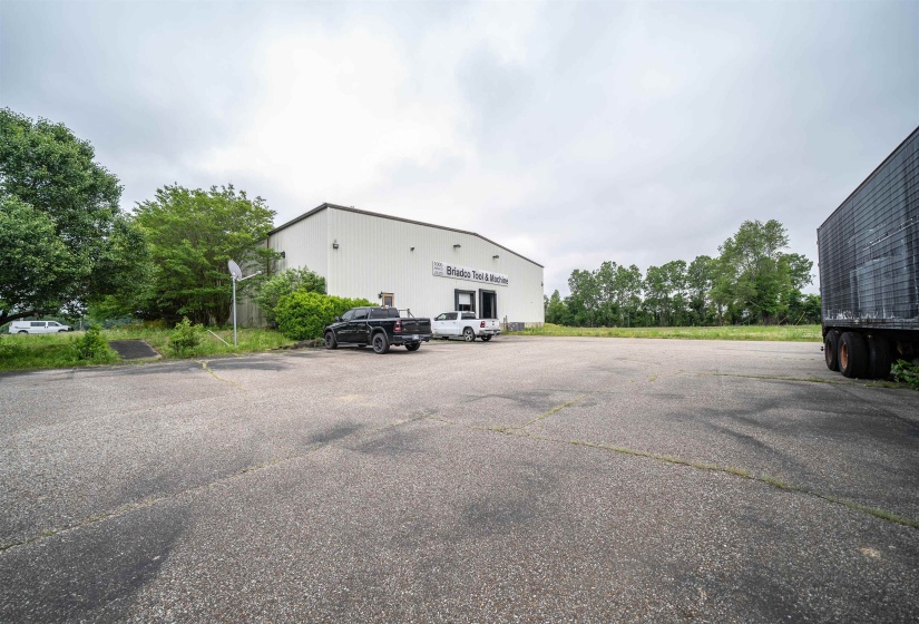 View of uncovered parking lot