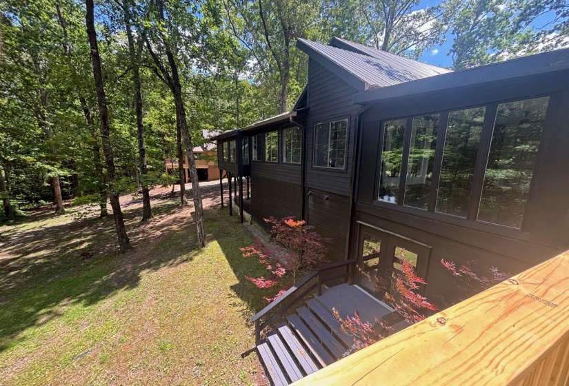 View of back of home