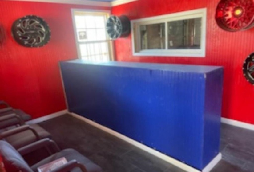 Home theater featuring baseboards