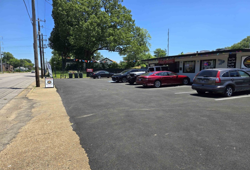 View of asphalt road