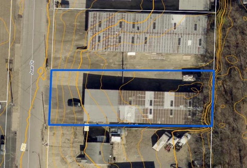 Aerial overview of property's location