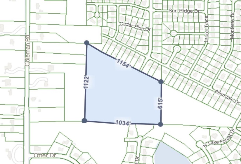 Parcel map